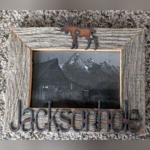 Rustic Jackson Hole Photo Frame